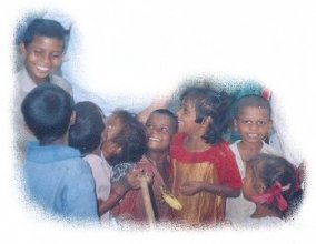 Homeless children in Guntur, south India