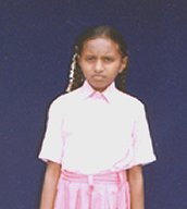 Chaitanya Boddu, fatherless girl at the NMC Home in Suryapet, south India